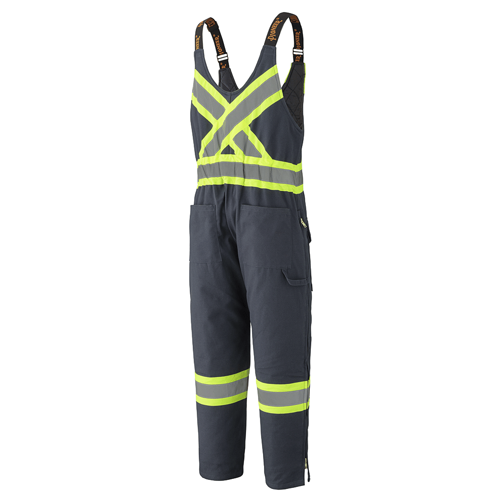 Image of Pioneer Navy Quilted Cotton Duck Overalls